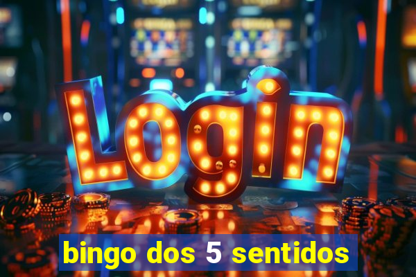 bingo dos 5 sentidos